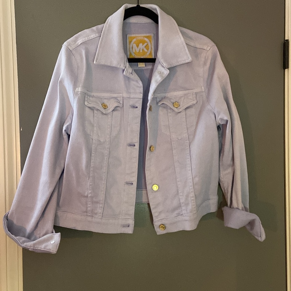 Women's Michael Kors Light Purple Jacket, Size XL
